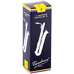 VANDOREN BARITONE SAXOPHONE REEDS 上低音薩克斯簧片 - 五片裝