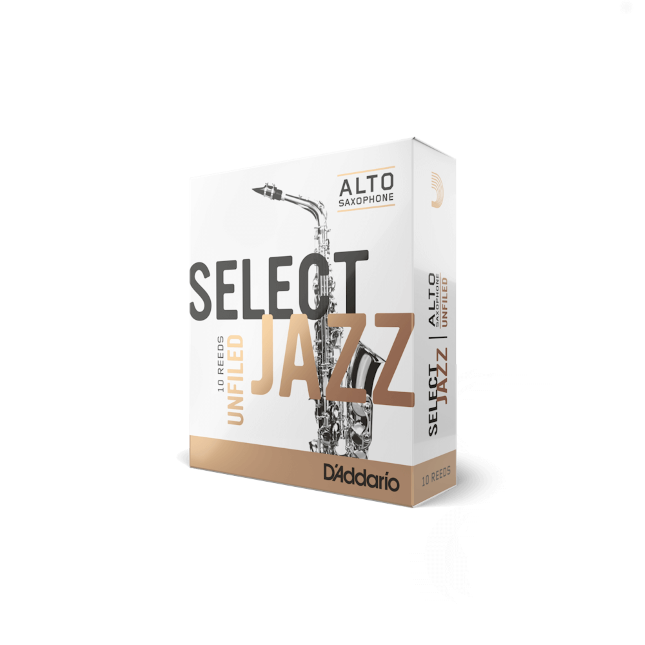 Alto Saxophone Reeds 中音薩克斯風圓切簧片 - Rico Select Jazz Unfiled