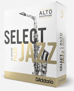 Alto Saxophone Reeds 中音薩克斯風平切簧片 - Rico Select Jazz Filed