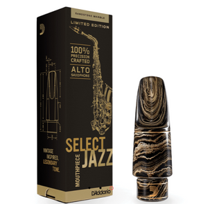 Select Jazz Alto Saxophone Mouthpiece Marble Medium Chamber 大理石紋中音薩克斯風吹嘴 - 中號腔室