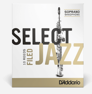 Soprano Saxophone Reeds 高音薩克斯風平切簧片 - Rico Select Jazz Filed